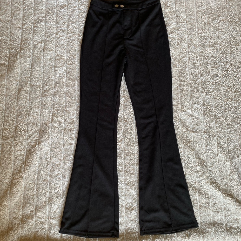 Black Flared Pants